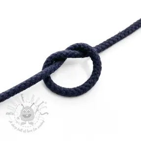 Katoenen koord 5 mm dark blue