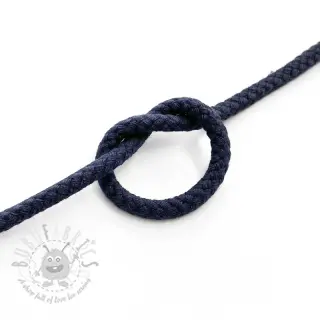 Katoenen koord 5 mm dark blue