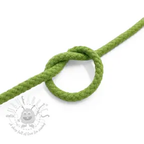 Katoenen koord 5 mm dark lime
