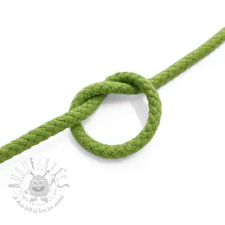 Katoenen koord 5 mm dark lime