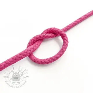 Katoenen koord 5 mm fuchsia