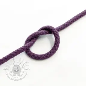 Katoenen koord 5 mm violet
