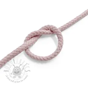 Katoenen koord 5 mm old pink