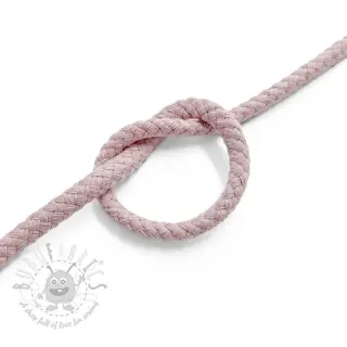 Katoenen koord 5 mm old pink