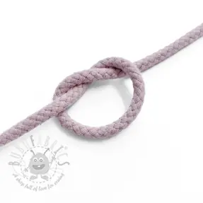 Katoenen koord 5 mm washed pink