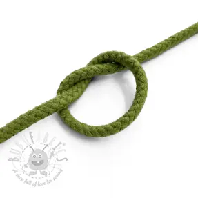 Katoenen koord 5 mm olive green