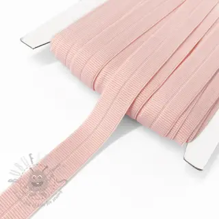 Omvouwelastiek mat 20 mm RIB pink