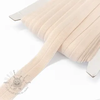 Omvouwelastiek mat 20 mm RIB old pink