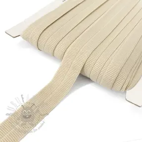 Omvouwelastiek mat 20 mm RIB pebble