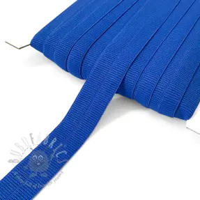 Omvouwelastiek mat 20 mm RIB cobalt