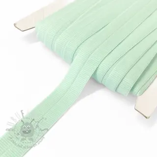 Omvouwelastiek mat 20 mm RIB light mint