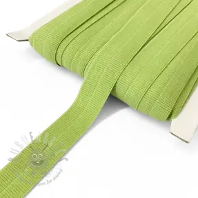 Omvouwelastiek mat 20 mm RIB lime