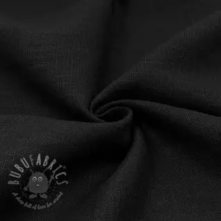 Voorgewassen linnen black