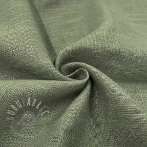 Voorgewassen linnen old green