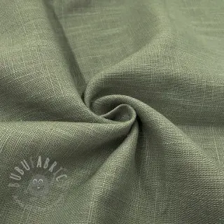 Voorgewassen linnen old green
