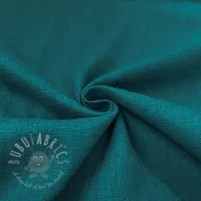 Voorgewassen linnen petrol