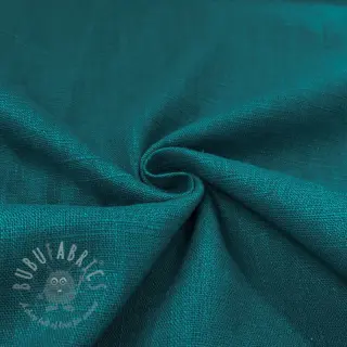 Voorgewassen linnen petrol