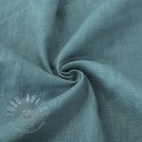 Voorgewassen linnen teal