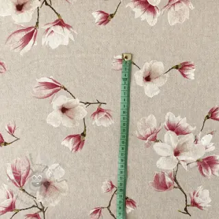 Decoratiestof Linenlook Floral magnolia bloom