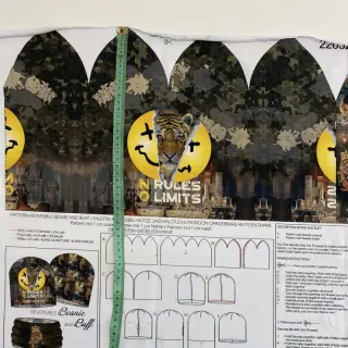 Teplákovina Rules limits SET PANEL digital print