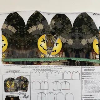Sweaterstof Rules limits SET PANEL digital print