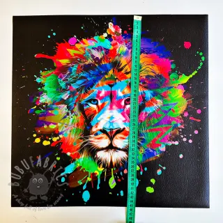 Kunstleer KARIA Lion splash PANEL