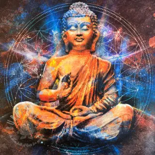 Kunstleer KARIA Buddha PANEL