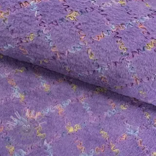 Kunstbont met tule MULTI lilac