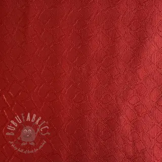 Kunstleer SNAKE rouge metal