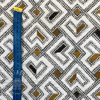 Decoratiestof jacquard Pagne allover jaune