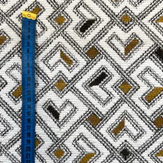 Dekoračná látka jacquard Pagne allover jaune