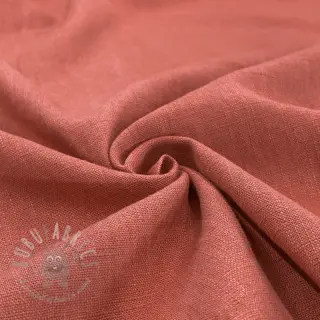 Voorgewassen linnen peach