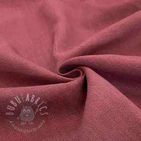 Voorgewassen linnen dark blush