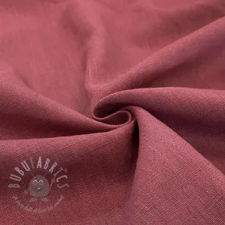 Voorgewassen linnen dark blush