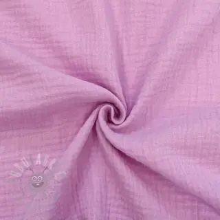 Dubbelgaas/mousseline light pink