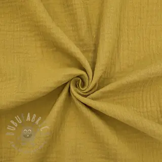 Dubbelgaas/mousseline gold