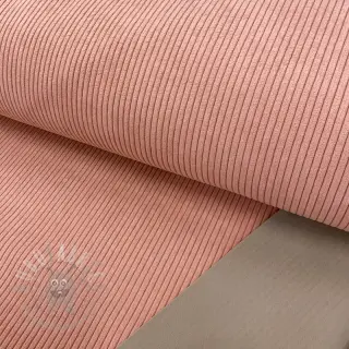Ribfluweel HUGGY bois de rose