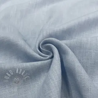 Voorgewassen linnen baby blue