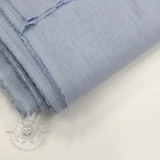 Voorgewassen linnen baby blue