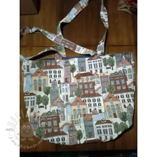 Decoratiestof premium Favourite village