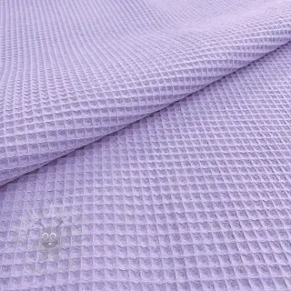 Katoen met wafelbinding bright lilac