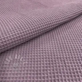 Katoen met wafelbinding old purple