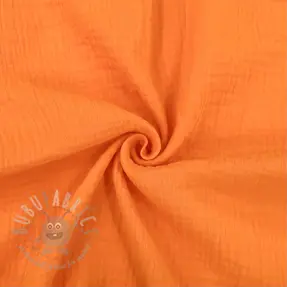 Dubbelgaas/mousseline NEON ORANGE ORGANIC