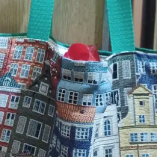 Decoratiestof GOBELIN PREMIUM City canal house