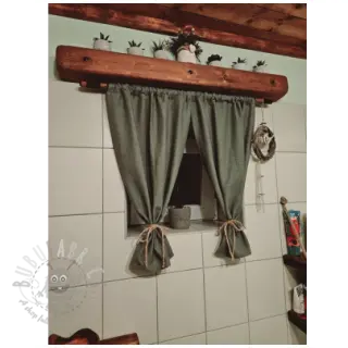 Voorgewassen linnen sand