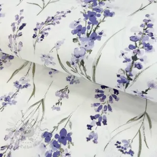 Decoratiestof premium Watercolour lavender field