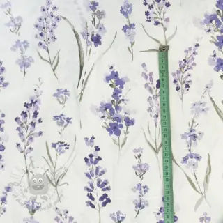 Decoratiestof premium Watercolour lavender field