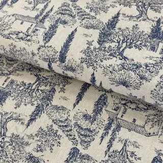 Decoratiestof Linenlook Toile de lavender