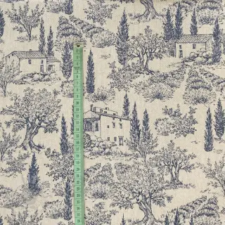Decoratiestof Linenlook Toile de lavender