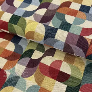 Decoratiestof GOBELIN PREMIUM Graphic retro shapes